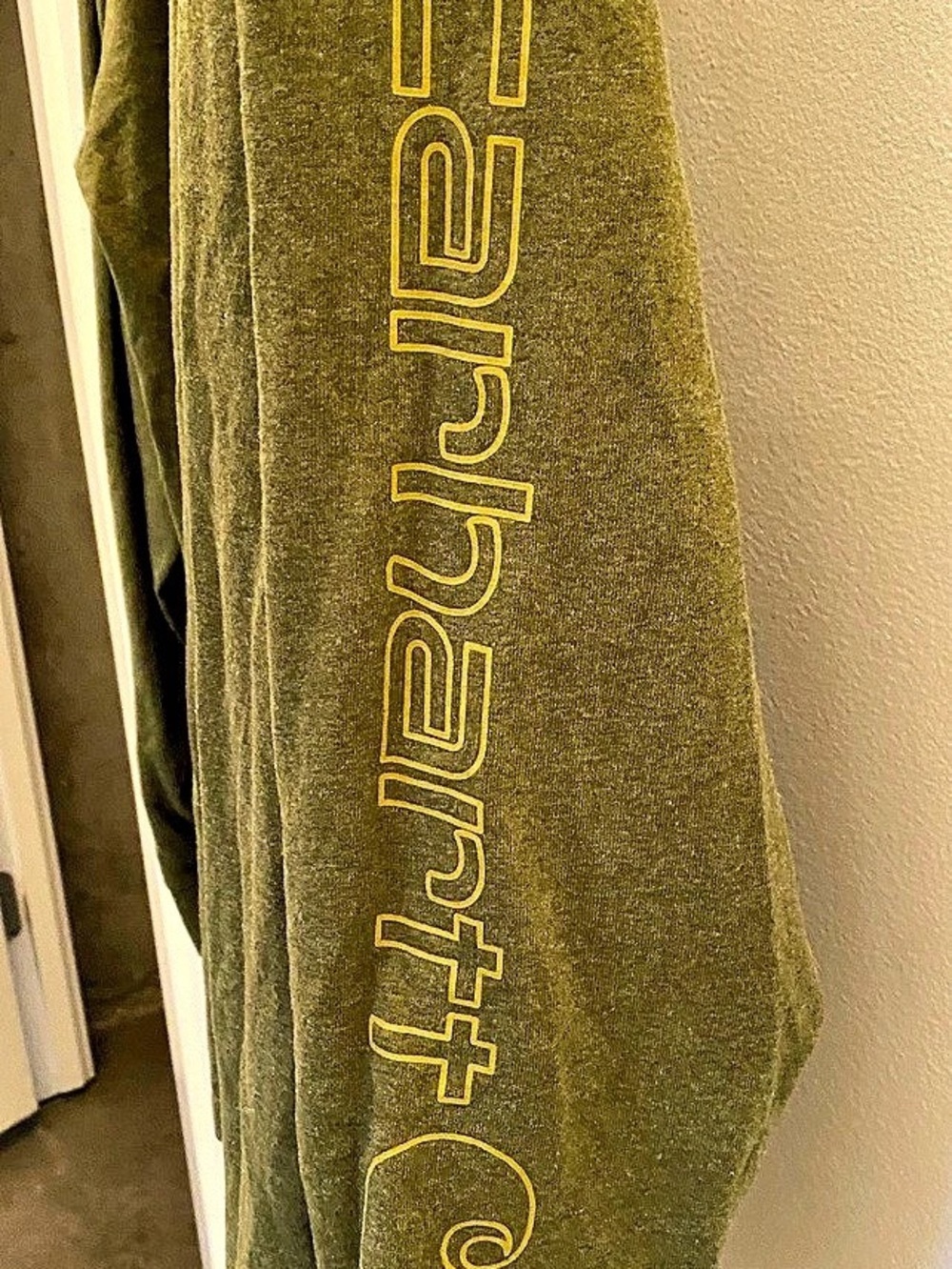 Carhartt Loose Fit Heavyweight Long-Sleeve Logo Sleeve Graphic T-Shirt K231 Long
